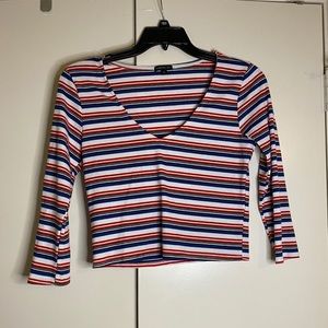 striped XL long sleeve top